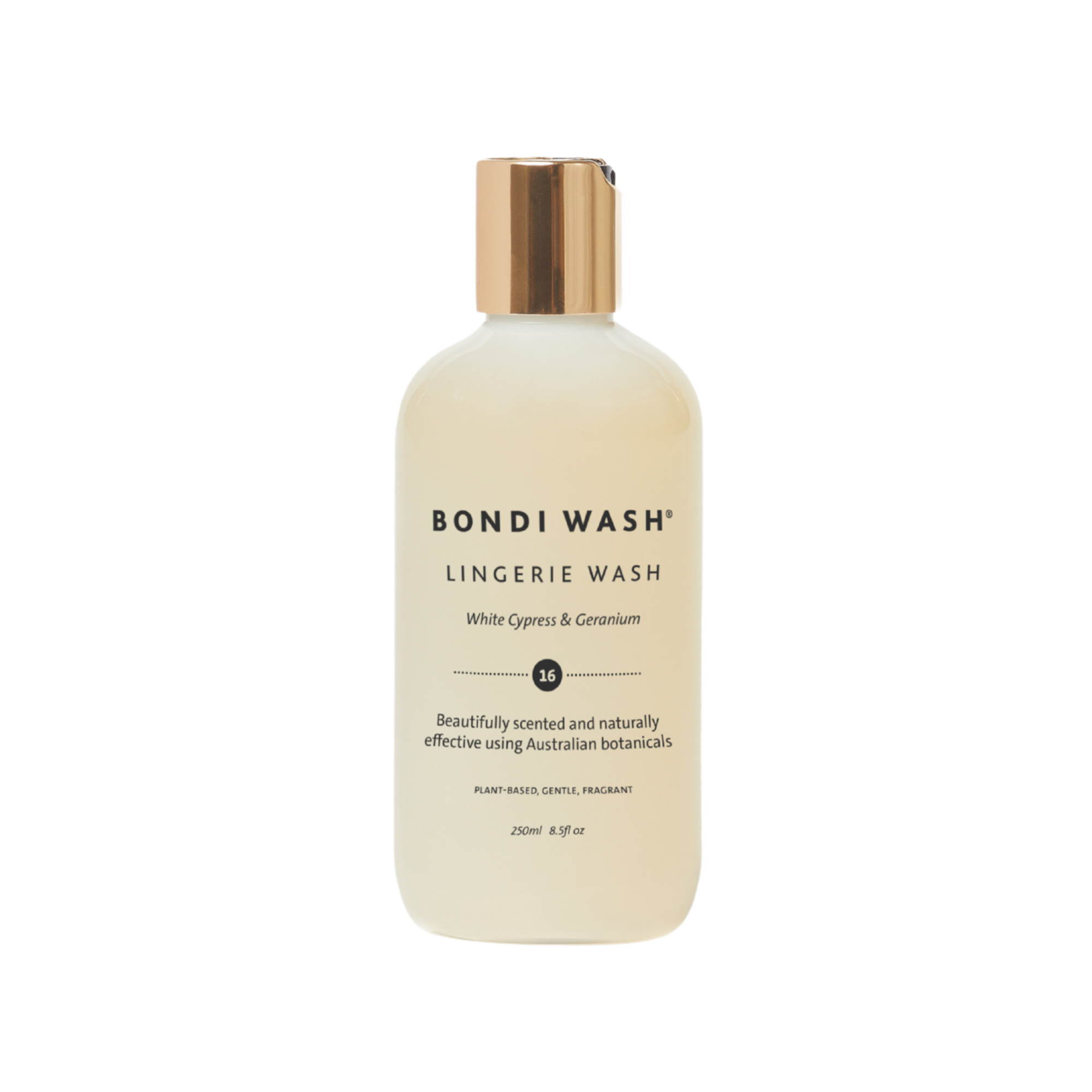 Bondi Wash lingerie wash bottle on a white background